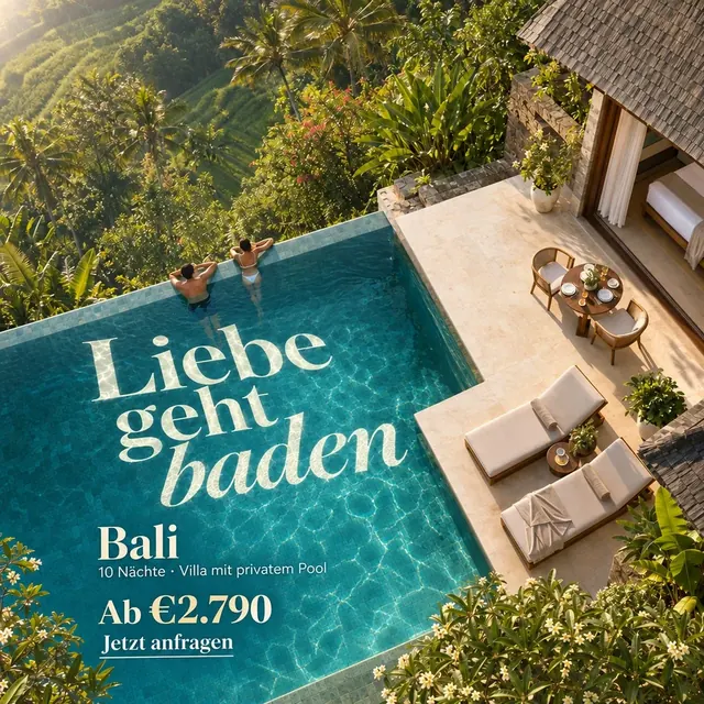 An ad for Bali