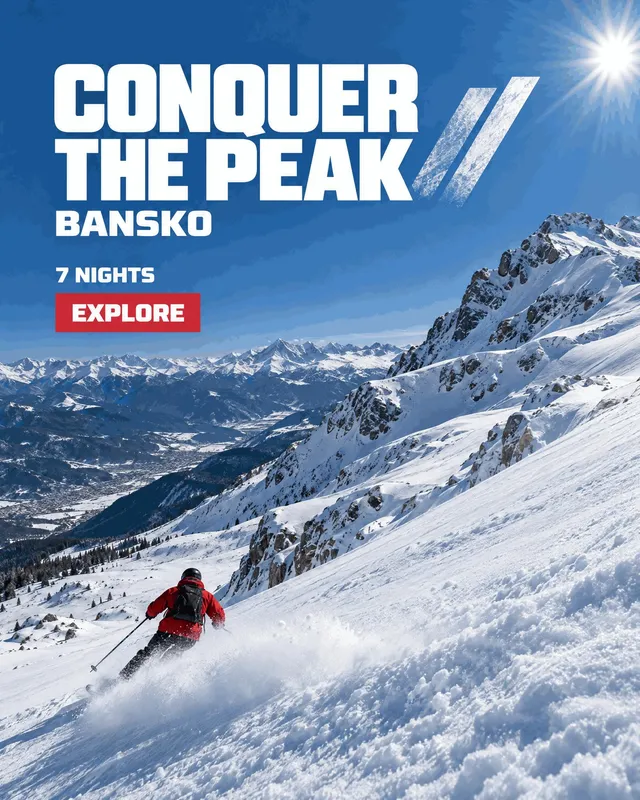 Bansko · 4:5 · EN: an ad made by TourixAI