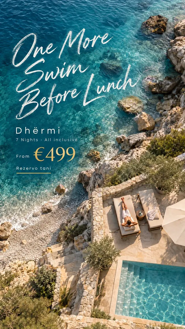 Dhërmi · 9:16 · EN: an ad made by TourixAI
