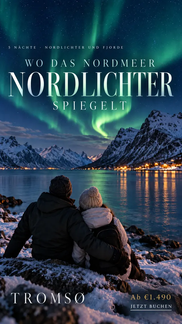 Tromsø · 9:16 · DE: an ad made by TourixAI